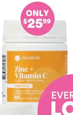 Priceline Priceline Zinc + Vitamin C offer