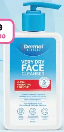 Priceline Dermal Therapy Very Dry Face Cleanser offer