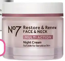 Priceline No7 Restore & Renew Multi Action Night Cream offer