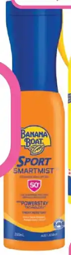 Priceline Banana Boat Sport SmartMist Sunscreen Spray SPF50+ offer