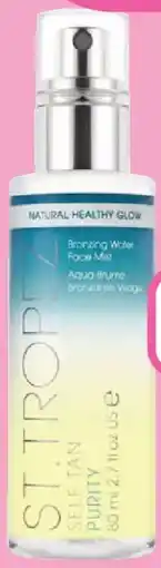Priceline St Tropez Self Tan Purity Bronzing Water Face Mist offer