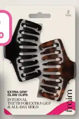Priceline FRAIM Extra-Grip Claw Clips offer