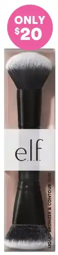 Priceline e.l.f. Liquid Bronzer & Contour Duo Brush offer