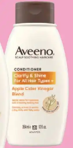 Priceline Aveeno Apple Cider Vinegar Clarifying Conditioner for Dull Hair offer