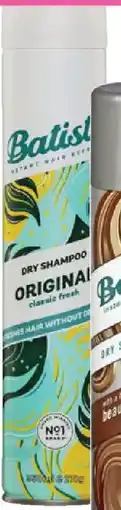 Priceline Batiste Original Dry Shampoo offer