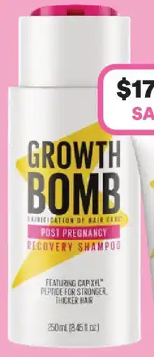 Priceline GROWTH BOMB Post Pregnancy Recovery Shampoo offer
