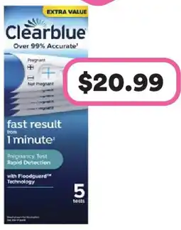 Priceline Clearblue Rapid Detection offer