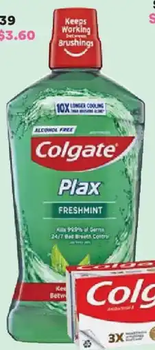 Priceline Colgate Plax Freshmint Alcohol Free Mouthwash offer