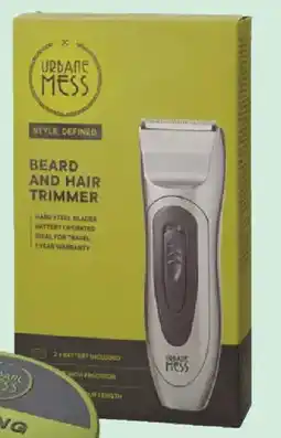 Priceline URBANE MESS Beard And Hair Trimmer offer