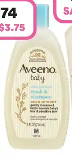 Priceline Aveeno Baby Daily Moisture Wash & Shampoo offer