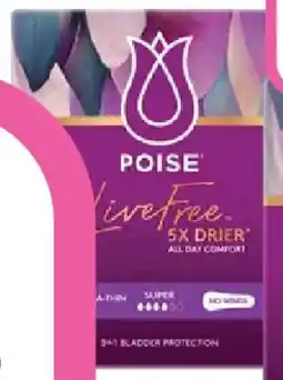 Priceline Poise LiveFree Regular No Wings Ultra-Thin offer