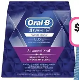 Priceline Oral-B 3D White Whitestrips Luxe Advanced Seal Dental Whitening offer