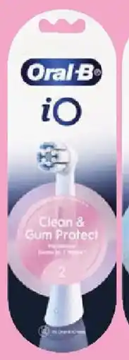 Priceline Oral-B iO Clean & Gum Protect Replacement Brush Heads White offer
