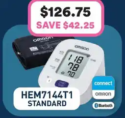 Priceline Omron Automatic Blood Pressure Monitor HEM7144T1 offer
