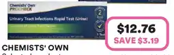 Priceline Chemists' Own PROCHECK Urinary Tract Infections Rapid Test (Urine) offer
