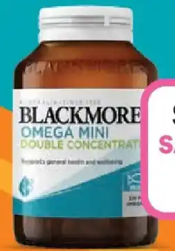 Priceline Blackmores Omega Mini Double Concentrate offer