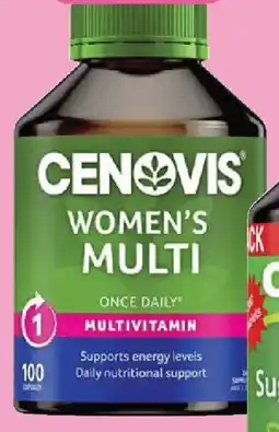 Priceline Cenovis Women's Multi Once Daily Multivitamin offer