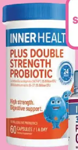 Priceline INNER HEALTH Plus Double Strength Probiotic offer