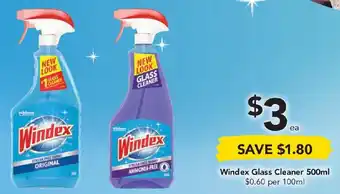 Windex Glass Cleaner 500ml