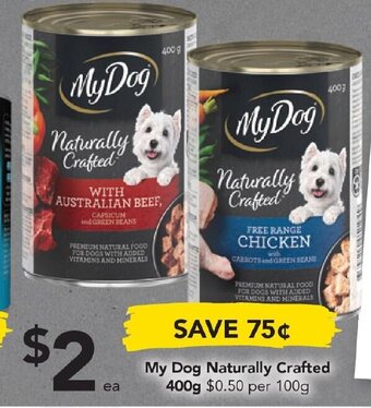 Drakes My Dog Naturally Crafted 400g offer