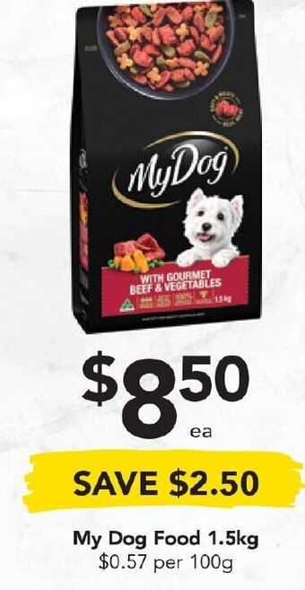 Drakes My Dog Food 1.5kg offer