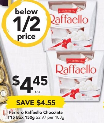 Drakes Ferrero Raffaello Chocolate T15 Box 150g offer