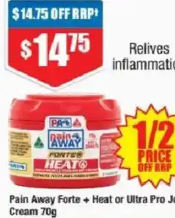 Chemist Warehouse Pain Away Forte + Heat offer