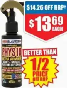 Chemist Warehouse Athelite Powered By Pain Blaster PHYS10 Joint & Muscle Pain Relief Spray offer