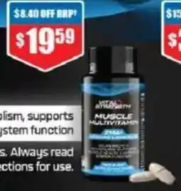 Chemist Warehouse Vital Strength Muscle Multivitamin offer