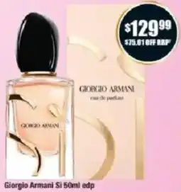 Chemist Warehouse Giorgio Armani Si offer