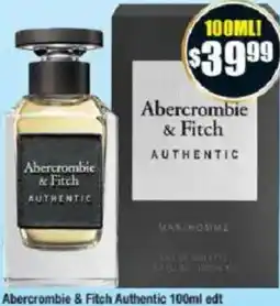 Chemist Warehouse Abercrombie & Fitch Authentic offer