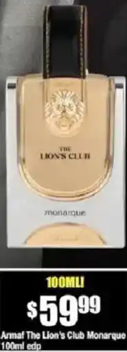 Chemist Warehouse Armaf The Lion's Club Monarque offer