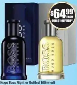 Chemist Warehouse Hugo Boss Night or Bottled offer