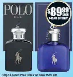 Chemist Warehouse Ralph Lauren Polo Black or Blue offer