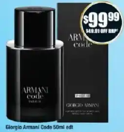 Chemist Warehouse Giorgio Armani Code offer