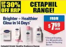 Chemist Warehouse Cetaphil Bright Healthy Radiance Range offer