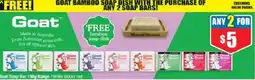 Chemist Warehouse Goat Soap Bar Range offer