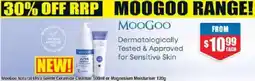 Chemist Warehouse MooGoo Natural Ultra Gentle Ceramide Cleanser or Magnesium Moisturiser offer