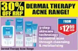 Chemist Warehouse Dermal Therapy Acne Range offer
