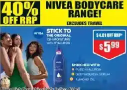 Chemist Warehouse Nivea Rich Nourishing Body Lotion offer