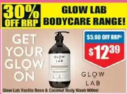 Chemist Warehouse Glow Lab Vanilla Bean & Coconut Body Wash offer