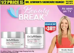 Chemist Warehouse Dr. LeWinn's Plump + Lift Collagen Surge Plumping Pearls or Regenerative Night Cream offer