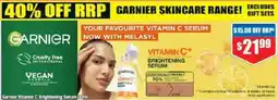 Chemist Warehouse Garnier Vitamin C Brightening Serum offer