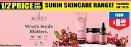 Chemist Warehouse Sukin Skincare Range offer