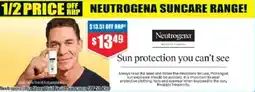 Chemist Warehouse Neutrogena Ultra Sheer Fluid Facial Sunscreen SPF 50 offer