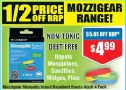 Chemist Warehouse Mozzigear Mosquito Insect Repellent Bands Adult offer