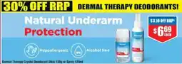 Chemist Warehouse Dermal Therapy Crystal Deodorant Stick or Spray offer