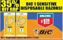 Chemist Warehouse Bic 1 Disposable Razors Sensitive offer