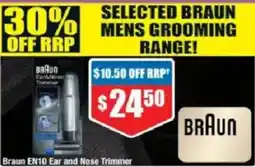 Chemist Warehouse Braun EN10 Ear and Nose Trimmer offer