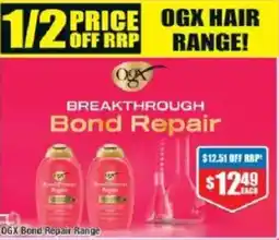 Chemist Warehouse OGX Bond Repair Range offer